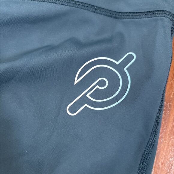 Peloton Move Mission Mid-Rise Laser Cut Leggings Women's Size Medium Blue - Picture 2 of 6